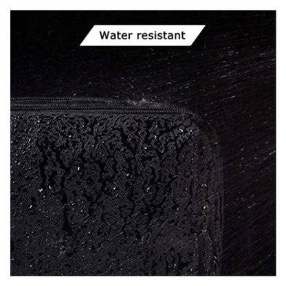 Dark Blue Stylish Waterproof Travel Toiletry Bag Organizer - Large Capacity Shaving Kit & Makeup Case(Makeup is a prop for shooting and is not included)