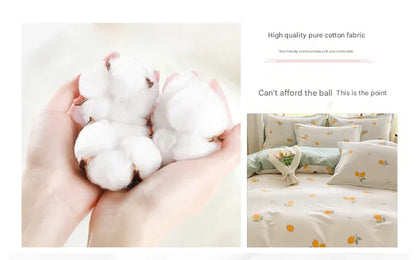 Strawberry Bunny 100% Cotton Pillowcase Set (Pack of 2) - Breathable Standard Size 48x74cm Pure Cotton Pillow Covers - Mekamart Australia