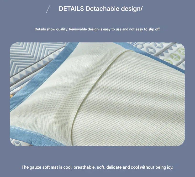 Orange Stallion Premium 6-Layer Cotton Gauze Pillowcase Pair - Ultra Soft & Breathable (56x80cm) - Mekamart Australia