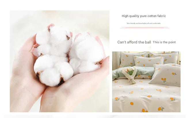 Coco Bear 100% Cotton Pillowcase Set (Pack of 2) - Breathable Standard Size 48x74cm Pure Cotton Pillow Covers - Mekamart Australia