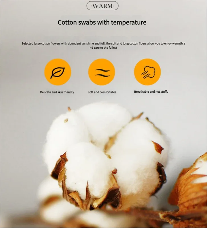 Comfortable cotton pillowcase, double-sided warm design, breathable and skin-friendly - Orange - Mekamart Australia