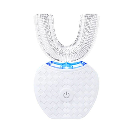 U-Shaped Automatic Ultrasonic Electric Toothbrush - 360 Deep Cleaning & Whitening, Rechargeable(white)