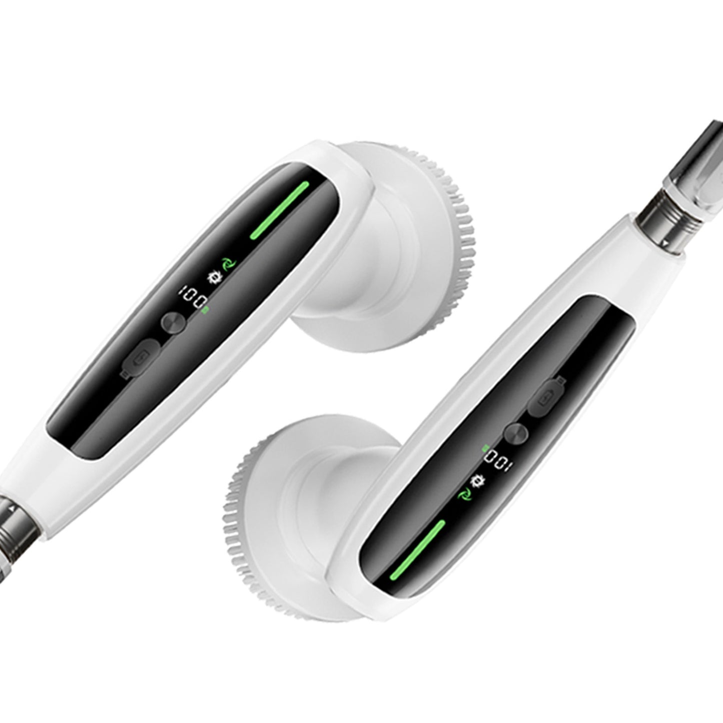 Electric Spin Scrubber with Adjustable Extension Handle & 8 Brush Heads - Smart LED Display