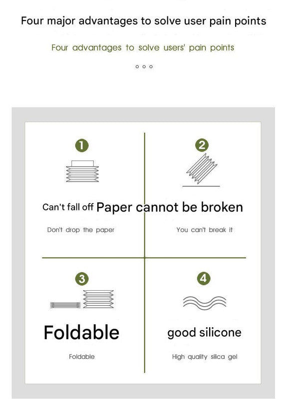 2-pcs Green Silicone Tissue Box Holder - Automatic Self-Lowering Dispenser