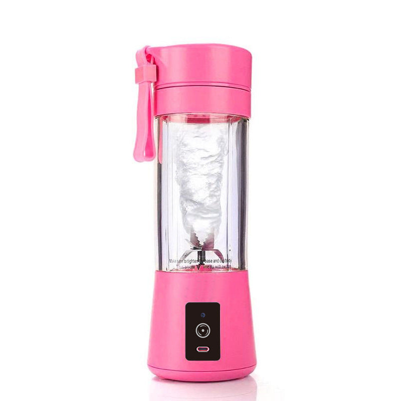 Rose Red Portable Blender USB Rechargeable - Personal Size Smoothie Maker On The Go