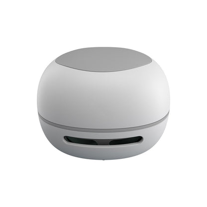 White Cordless Tabletop Crumb Sweeper - USB Rechargeable Mini Vacuum for Desk