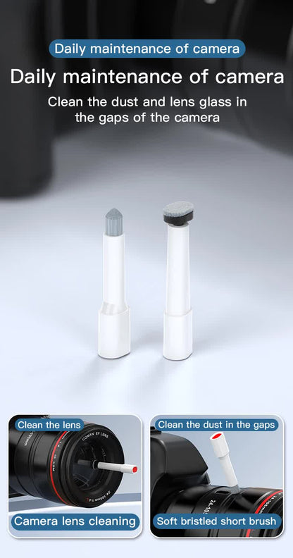 Black 22-in-1 Electronics Cleaning Kit - for Keyboards, Airpods, Laptops, Cell Phones, Cameras