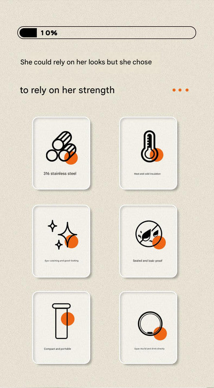 Mini Insulated Coffee Cup - 316 Stainless Steel, Portable & Stylish - Silver drink (300ml+cup brush)