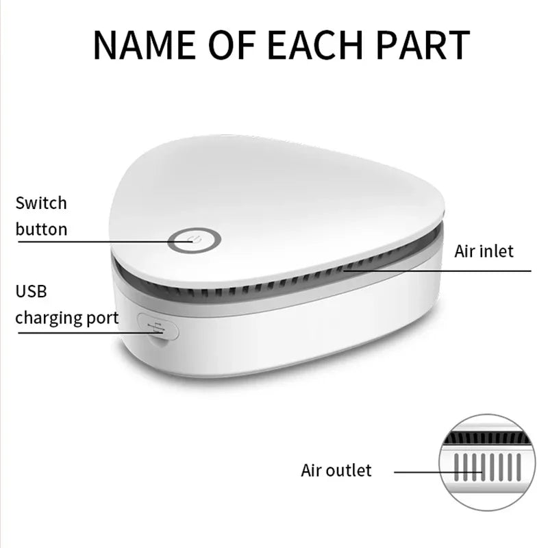 Portable Ozone Sterilizer & Deodorizer - For Fridge, Shoe Cabinet, Wardrobe - Mekamart Australia