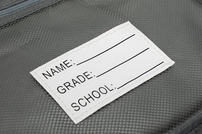 Blue Sparkling Rainbow Heart Insulated Lunch Bag for Kids - Portable School Lunch Box with Shoulder Strap