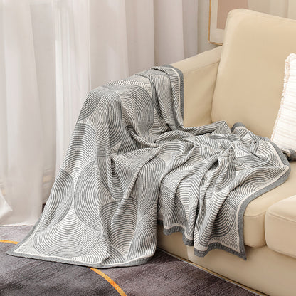 Grey Luxurious Paisley Jacquard Throw Blanket - Soft Wool Blend with Tassels, 120x150cm, Lightweight Sofa & Nap Blanket