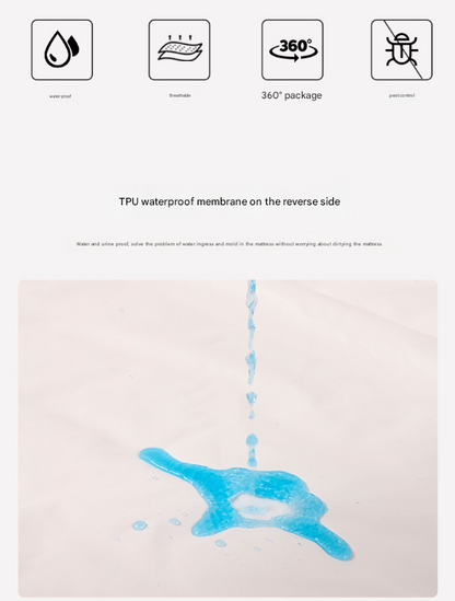 Pink Ultra Soft Brushed Waterproof Pillow Protectors (Set of 2) - 50x70cm, Stain & Spill Guard for Bed Pillows(Note: pillow core not included)