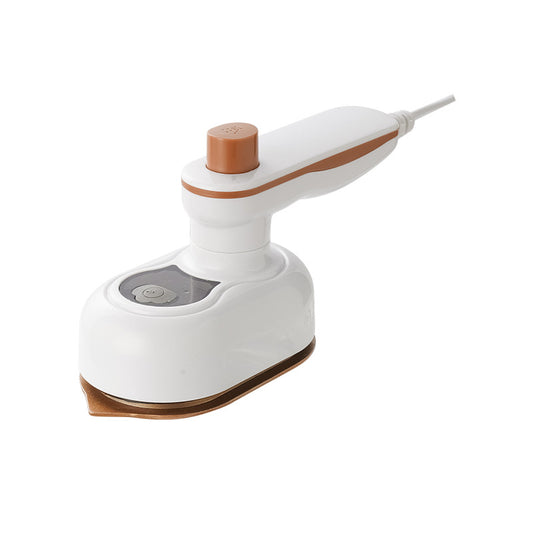 White Mini Handheld Steam Iron - Portable Garment Steamer