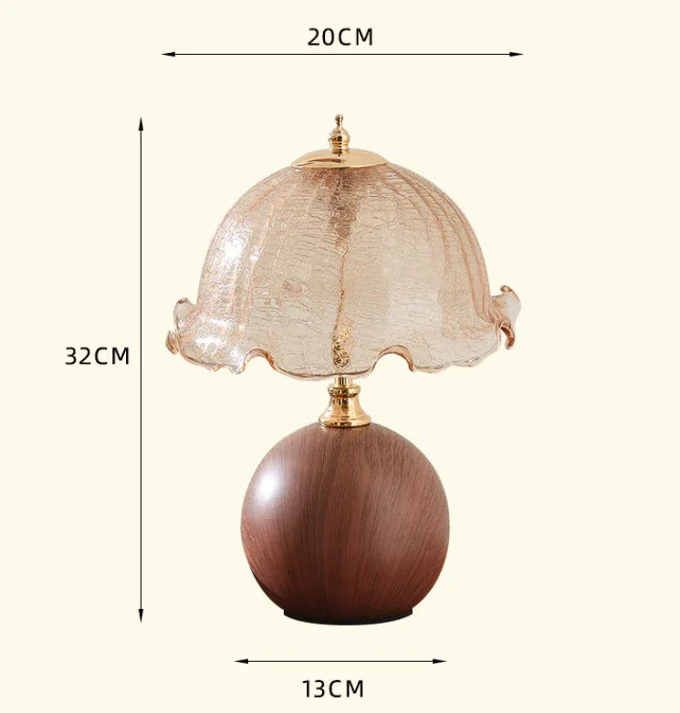 Three-colour Changing Light French-Inspired Bedside Lamp - Modern Minimalist Warm Light