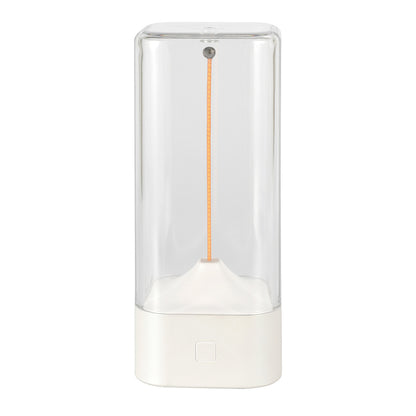 Magnetic Levitating Night Light with Flexible LED - USB-C Rechargeable, Stepless Dimming & Outdoor Hook(white)