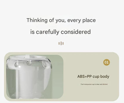 White Travel-Friendly Mini Washing Machine - USB Powered, Automatic, for Small Loads - Mekamart Australia