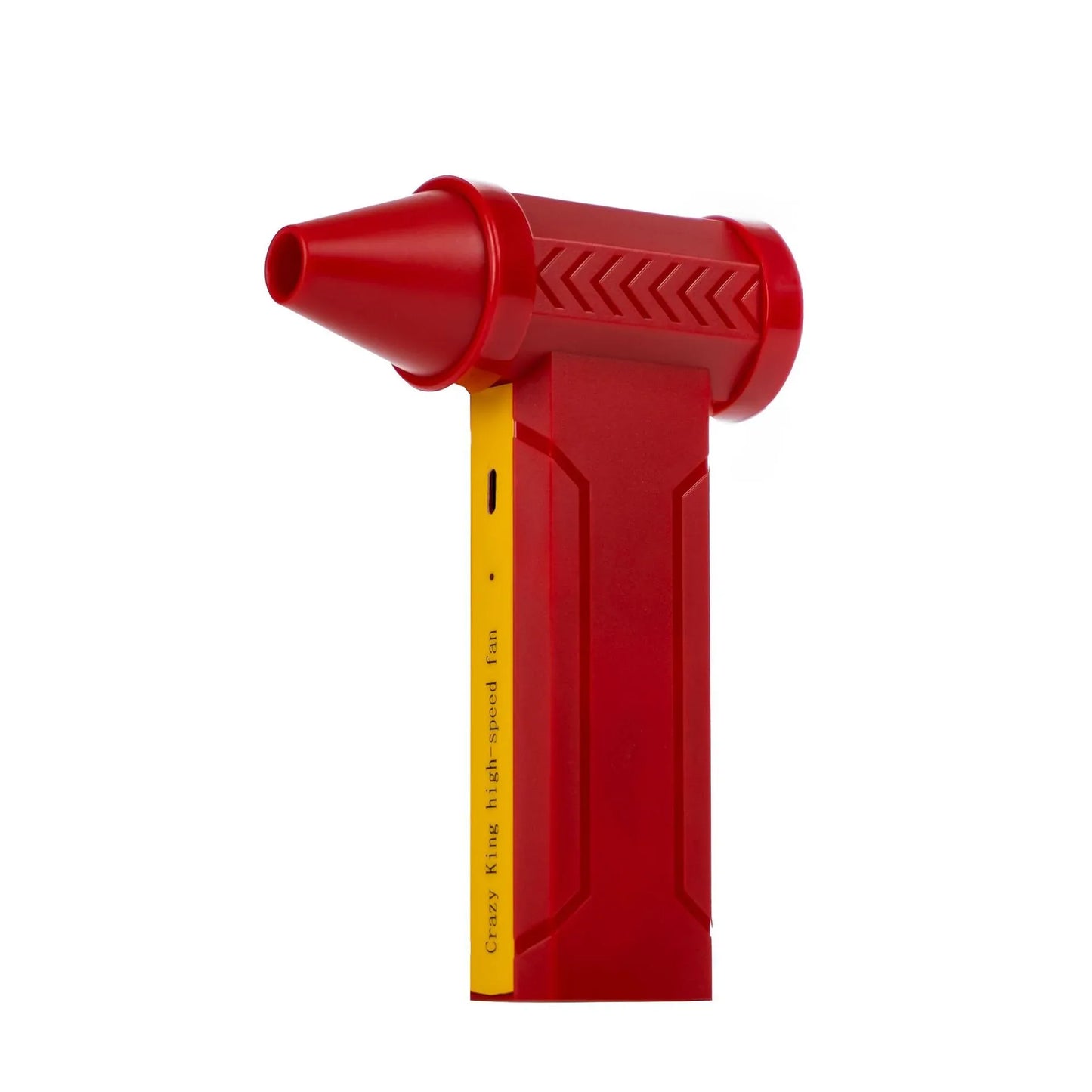 Portable Jet Fan - 200W Powerful Handheld Air Duster & Blower (Red)