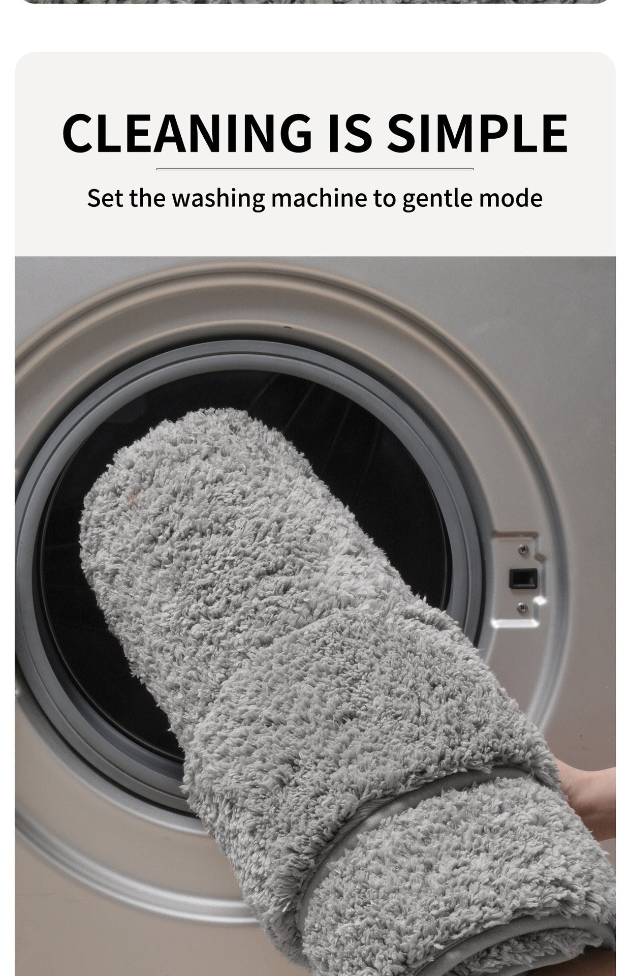 Green Ultra Absorbent Plush Bath Mat - Non-Slip Bathroom Rug with Innovative Foot Drying Pocket