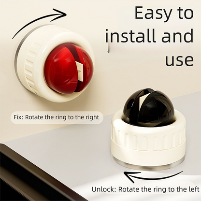 4 Pcs Black Powerful Suction Kitchen Knife Sharpener - Tungsten Steel Fast Sharpening Tool for Household Knives & Scissors