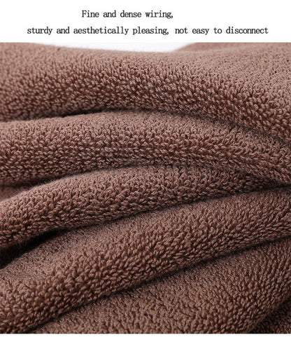 Luxury Combed Cotton Towel Collection - Highly Absorbent, Soft & Durable for Bath, Hand, and Face(Dark brown)