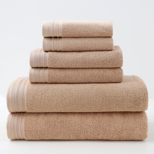 Luxury Combed Cotton Towel Collection - Highly Absorbent, Soft & Durable for Bath, Hand, and Face(Camel)