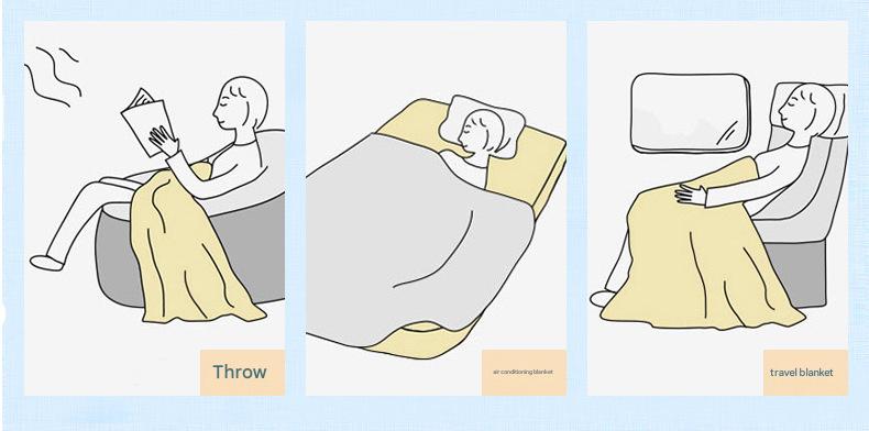 Ultra-Soft Kids Plush Fleece Blanket - Cozy Cartoon Animal Throw for All Seasons (Rabbit)