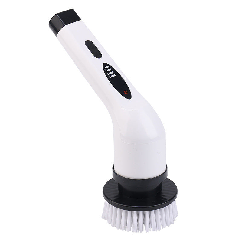 9-in-1 Multifunctional Cordless Electric Spin Scrubber with Adjustable Extension Handle(white)