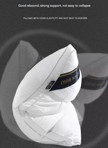 White Luxury Adjustable Bed Pillow Set (2-Pack) - Hotel Quality Down Alternative for Ultimate Neck Support & Comfort - Mekamart Australia