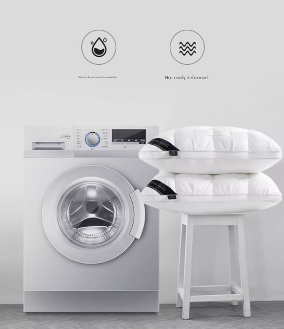 Green Luxury Adjustable Bed Pillow Set (2-Pack) - Hotel Quality Down Alternative for Ultimate Neck Support & Comfort