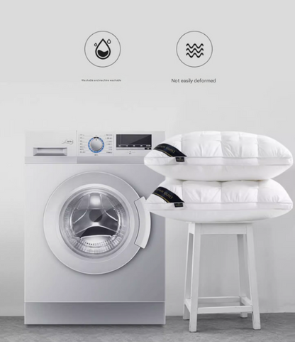 Green Luxury Adjustable Bed Pillow Set (2-Pack) - Hotel Quality Down Alternative for Ultimate Neck Support & Comfort