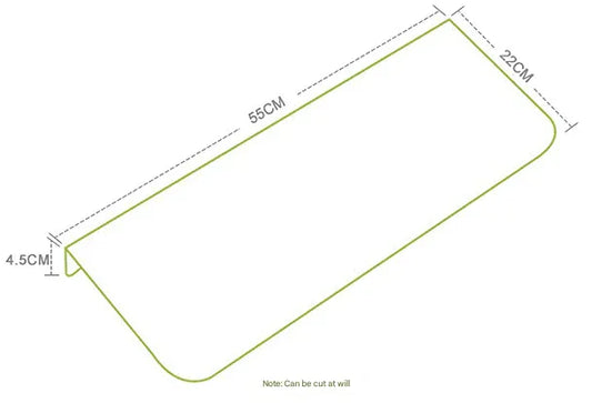 3-Pack Green Non-Slip Luminous Stair Treads - Self-Adhesive Pet Paw Print Stair Mats 55x22x4.5cm - Mekamart Australia