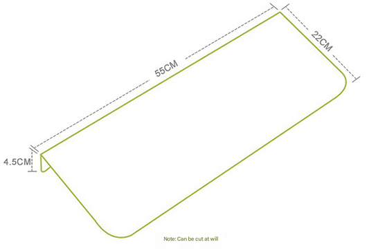 3-Pack Brown Non-Slip Luminous Stair Treads - Self-Adhesive Pet Paw Print Stair Mats 55x22x4.5cm