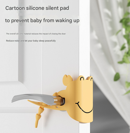 Green (6-Pack) Cute Crab Door Slam Stopper Set- Silicone Anti-Pinch & Quiet Latch Guard