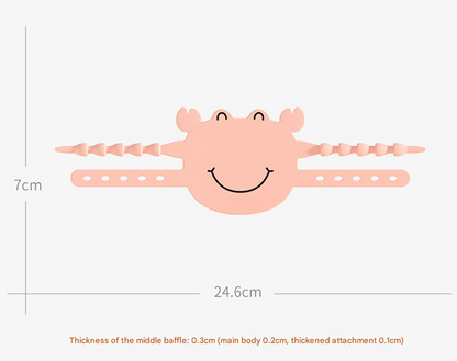 Green (6-Pack) Cute Crab Door Slam Stopper Set- Silicone Anti-Pinch & Quiet Latch Guard