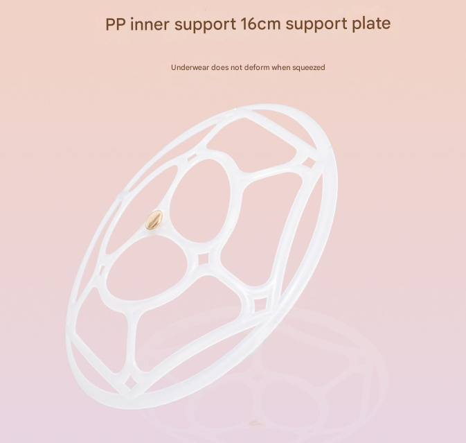 Pink Portable Underwear Travel Organizer Bag - Bra & Lingerie Storage, Anti-Deformation Case for Business Trips