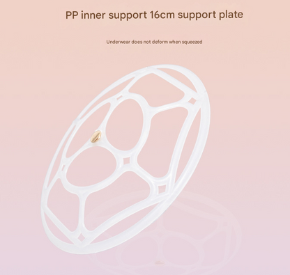 Pink Portable Underwear Travel Organizer Bag - Bra & Lingerie Storage, Anti-Deformation Case for Business Trips