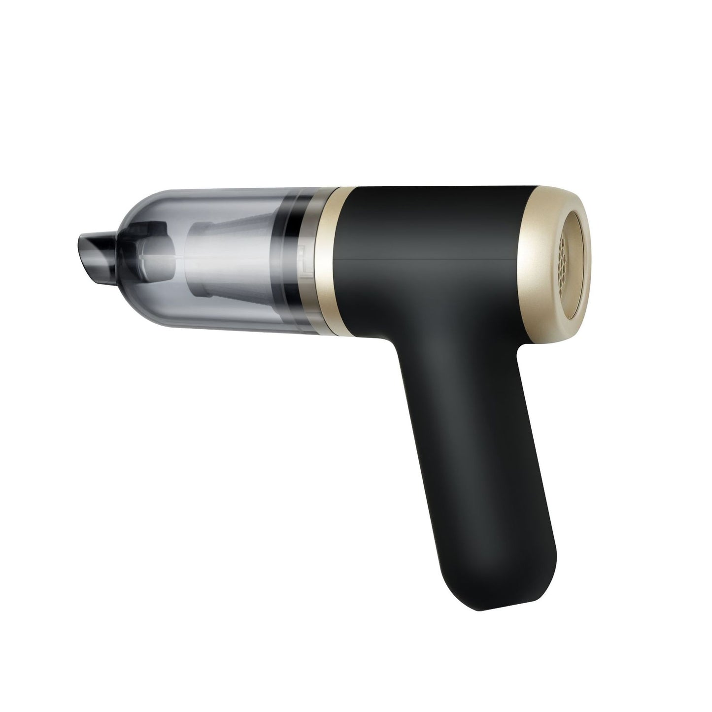 Black Portable 2-in-1 Cordless Vacuum Duster Kit with 2 Attachments