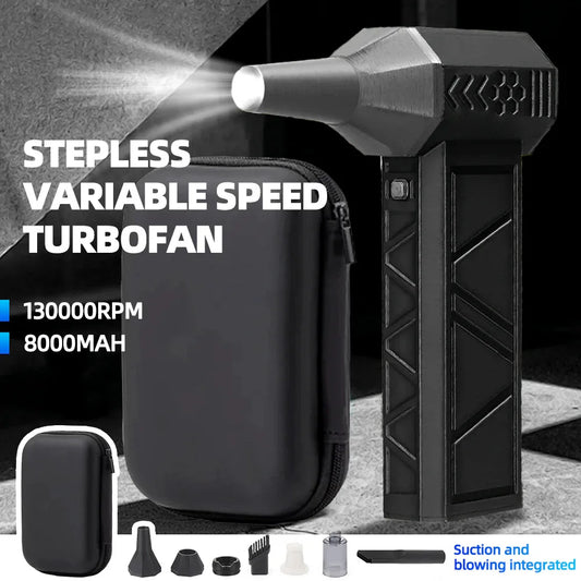 Large 140,000 RPM Cordless Air Duster & Vacuum 4-in-1 with 8000mAh Battery for Australian Homes - Mekamart Australia