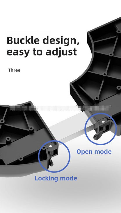 Black Round Adjustable Plant Pot Caddy Stand with Wheels Heavy Duty Rolling Gas Cylinder Tray Dolly for Indoor Outdoor Patio