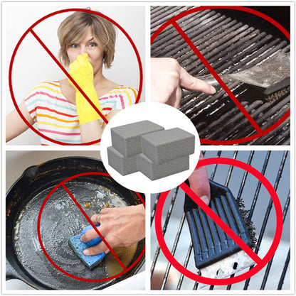 5 Pack Grill Cleaning Brick Pumice Stone BBQ Cleaner Block Heavy Duty Grease Remover for Griddle Stove and Kitchen Sink