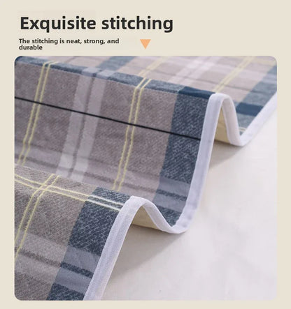 Washable Incontinence Bed Pad 150x200cm Reusable Waterproof Mattress Protector with Non-Slip Backing 4-Layer Absorbent Underpad for Elderly and Adults Dark Brown - Mekamart Australia