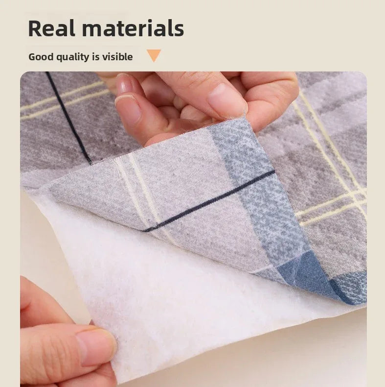 Washable Incontinence Bed Pad 115x200cm Reusable Waterproof Mattress Protector with Non-Slip Backing 4-Layer Absorbent Underpad for Elderly and Adults Smoky gray - Mekamart Australia