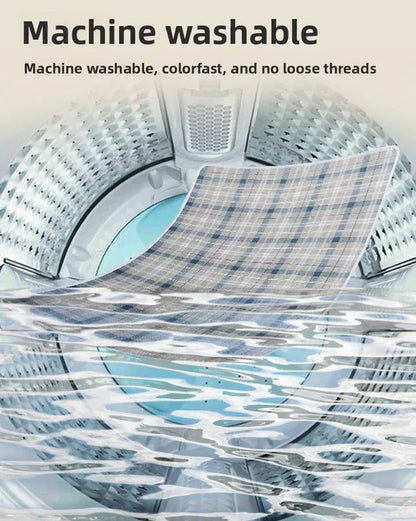 Washable Incontinence Bed Pad 180x200cm Reusable Waterproof Mattress Protector with Non-Slip Backing 4-Layer Absorbent Underpad for Elderly and Adults Medium blue - Mekamart Australia