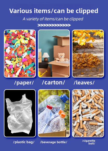 Yellow and Black Handle Foldable Grabber Reacher Tool - 83cm Aluminium Litter Picker with Magnetic Tip - Lightweight Mobility Aid for Garden & Home Rubbish Cleanup