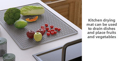 Silicone Stove Top Cover 92x52cm Heat Resistant Electric Cooktop Protector Mat for Kitchen Benchtop and Laundry Black