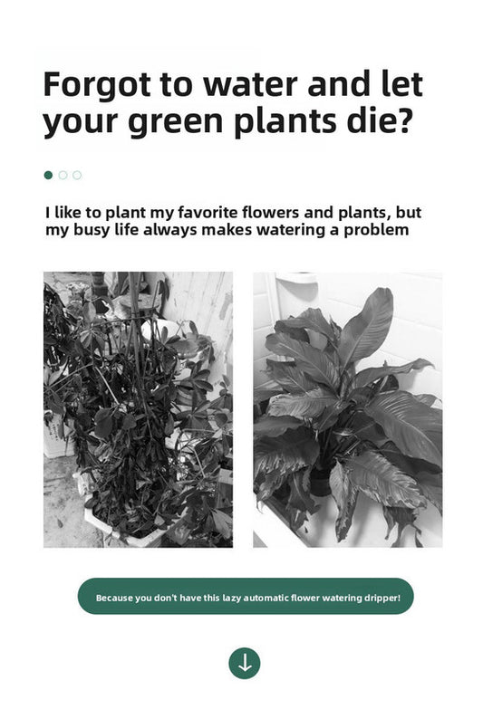 2 PCS Automatic Self-Watering Plant Spikes Adjustable Drip Irrigation System for Indoor Outdoor Garden Pots Holiday Care Green and Pink