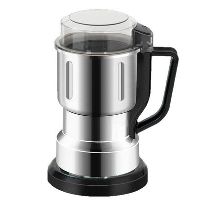 500g Large-Capacity Electric Grinder and Pulverizer with 5 Set Blades - Multi-Function 300W Kitchen Mill for Grains, Spices, Coffee Beans