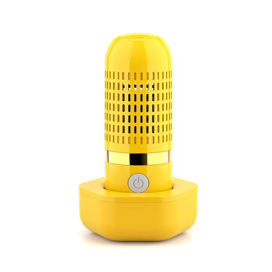 Yellow Wireless Capsule Fruit and Vegetable Purifier(16x5.4CM) - Portable Food Disinfection & Sterilization Cleaner, 99.9% Bacteria Removal