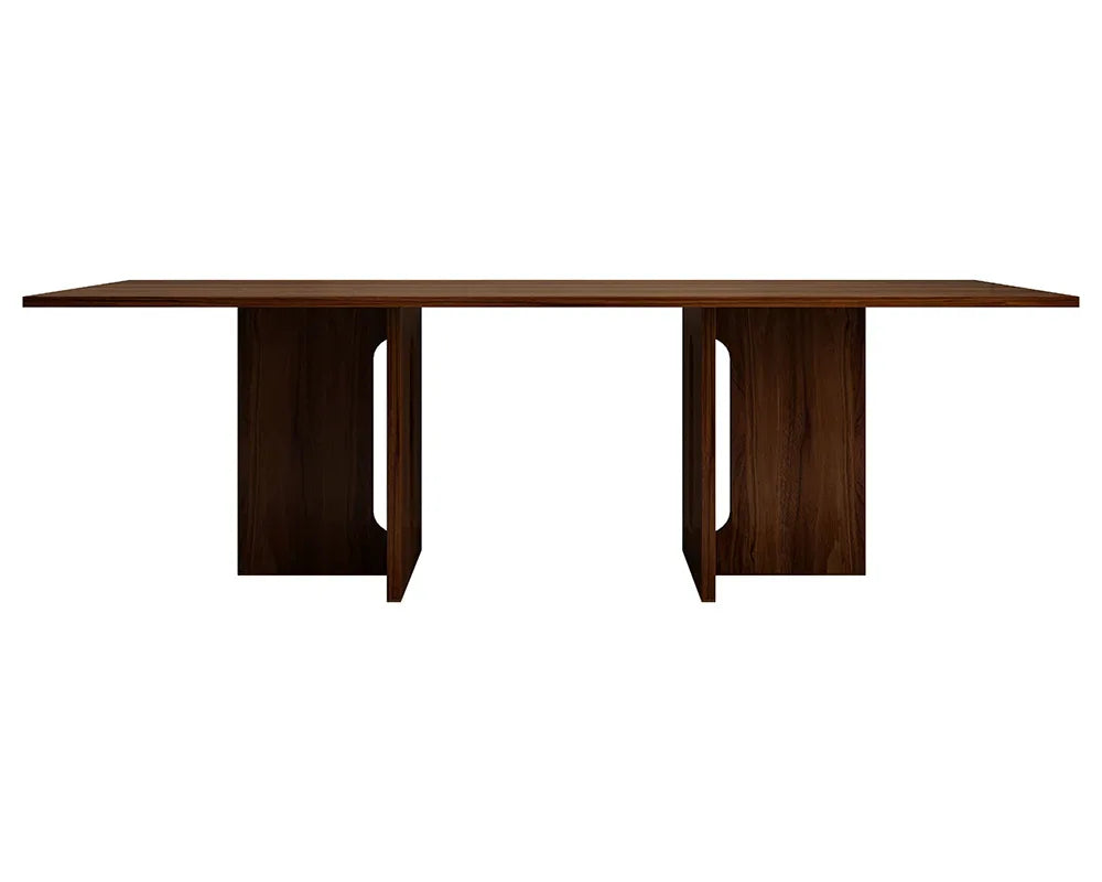 Oak Melamine Dining Table 8 Seater - Mekamart Australia