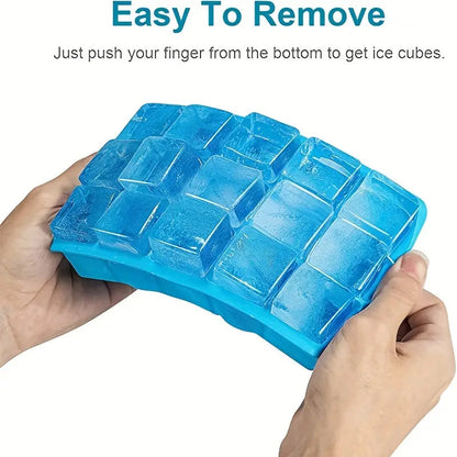 15 Grids Silicone Ice Tray Cube Molds